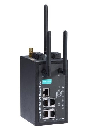 Промышленный 3G/Wi-Fi роутер, 4x10/100/1000 BaseT(X) Ethernet, 2 SIM, резервированное питание, изол