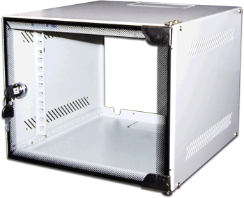 Шкаф TWT-CBW10-4U-3x3 настенный 10" Lite, 4U 300x310