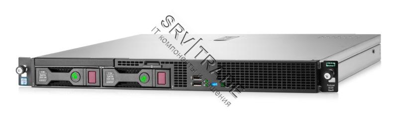 Сервер ProLiant DL20 Gen9 G4400 NHP Rack(1U)/Pentium2C 3.3GHz(3MB)/1x4GBUD_2133/B140i(ZM/RAID 0/1/10