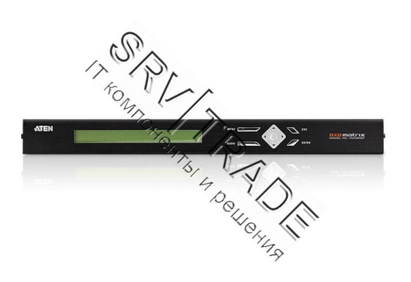 Удлинитель-приемник, KVM USB HDMI+AUDIO+RS232, 10км при прямом подкл через SFP/неогранич.при подкл ч