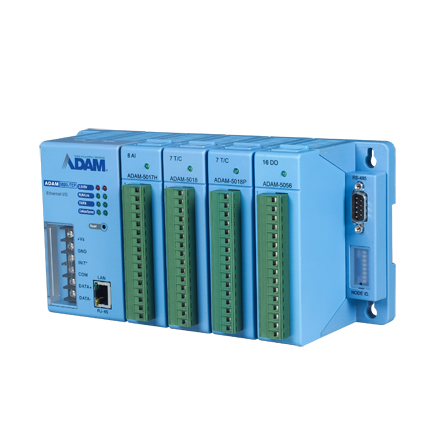 Устройство распределенного сбора данных и управления, 4 слота, Ethernet, ADVANTECH ADAM-5000L/TCP-A