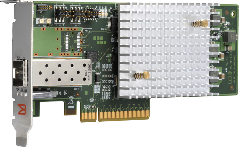 Контроллер Qlogic QLE10542-C-CK 8Gbps Fibre Channel to PCIe, LC multi-mode optic + 400GB PCIe Daught