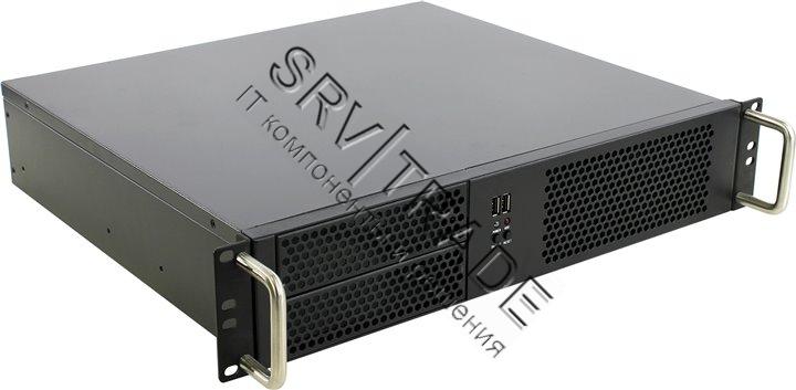 Корпус 3U Rack server case, черный, без блока питания, глубина 480мм, MB 12"x9.6"