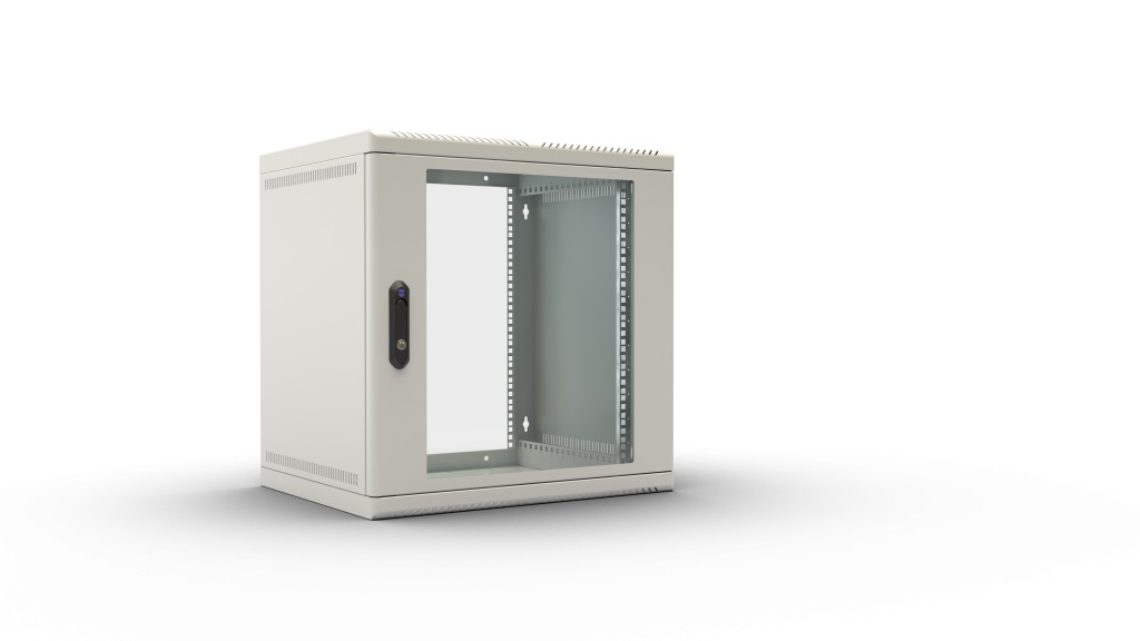 Шкаф телекоммуникационный настенный 9U (600 × 650) дверь металл ЦМО