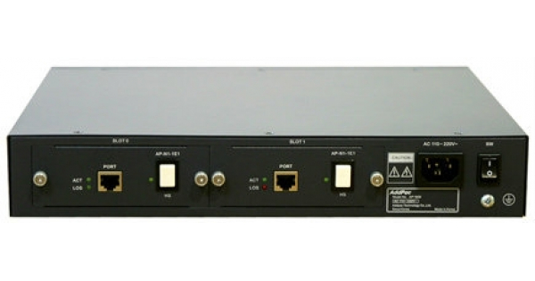 AP1800-2E1 Цифровой VoIP шлюз 2E1(60CH)& 2x100TX Eth