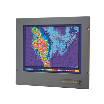 Промышленный 19" TFT LCD монитор для морского использования, 1280x1024, яркость 500/630/830 нит, VG