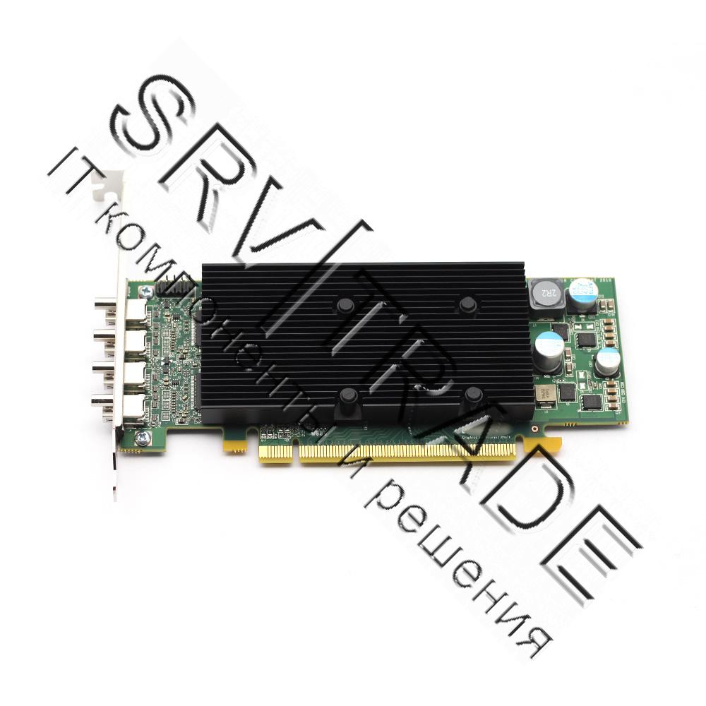 Видеокатра Matrox M9148 LP PCIe x16 M9148-E1024LAF, PCI-Ex16, 1024MB,  4 x Mini DisplayPort, Low Pro