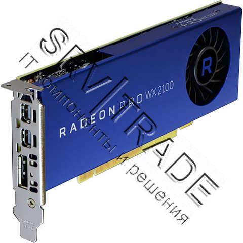 Видеокарта Dell AMD Radeon Pro WX 3200, 4GB, 4-mDP, Full Height