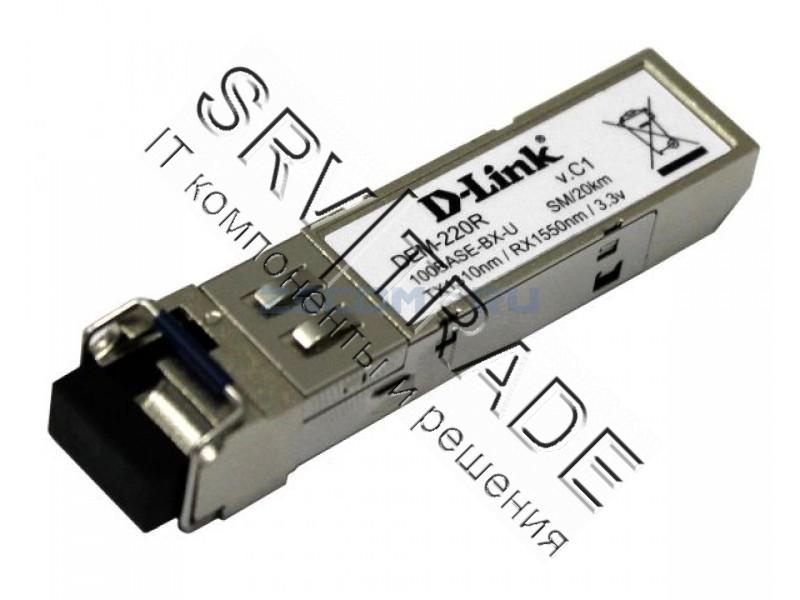 Трансивер D-Link WDM SFP Transceiver with 1 100Base-BX-U port 