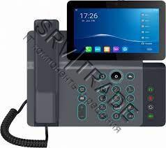 IP-телефон, сенсорный цветной дисплей 7",  Android 9.0,   20 SIP линий, 112 DSS клавиш, телефонная к