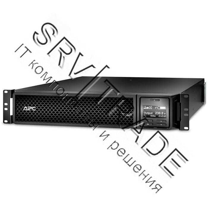 ИБП APC Smart-UPS SRT3000RMXLI RM, 3000VA/2700W, On-Line, Extended-run, Rack 2U, Black