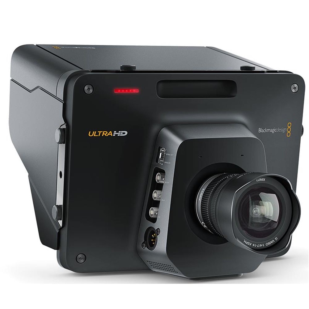 Камера Blackmagic CINSTUDMFT/UHD/2 для прямого эфира в Ultra HD. Интерфейс 12G-SDI, 10-дюймовый вид
