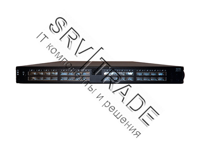 Коммутатор mellanox MQM8700-HS2F Mellanox® Quantum(TM) HDR InfiniBand Switch, 40 QSFP56 ports, 2 Pow