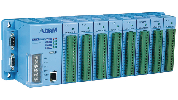Устройство распределенного сбора данных и управления, 8 слотов, Ethernet, ADVANTECH ADAM-5000/TCP-B
