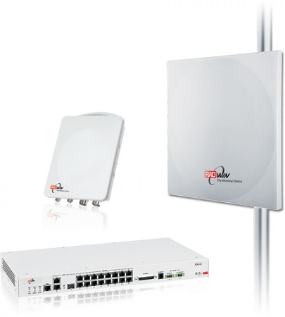 Внутренний блок IDU-C RADWIN RW-7208-2000, 8 портов E1, 2 порта Ethernet 10/100 BaseT и порт SFP