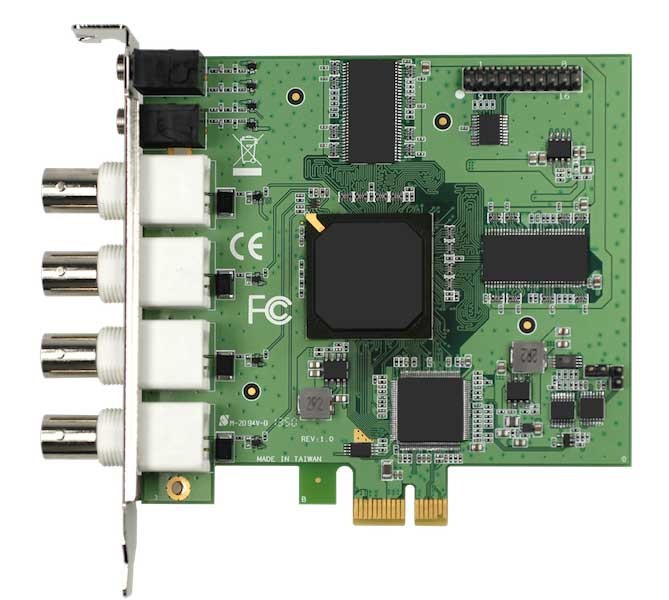 Плата   DVP-7637E   PCIe 4CH H.264 HW COMPRESSION VIDEO CARD