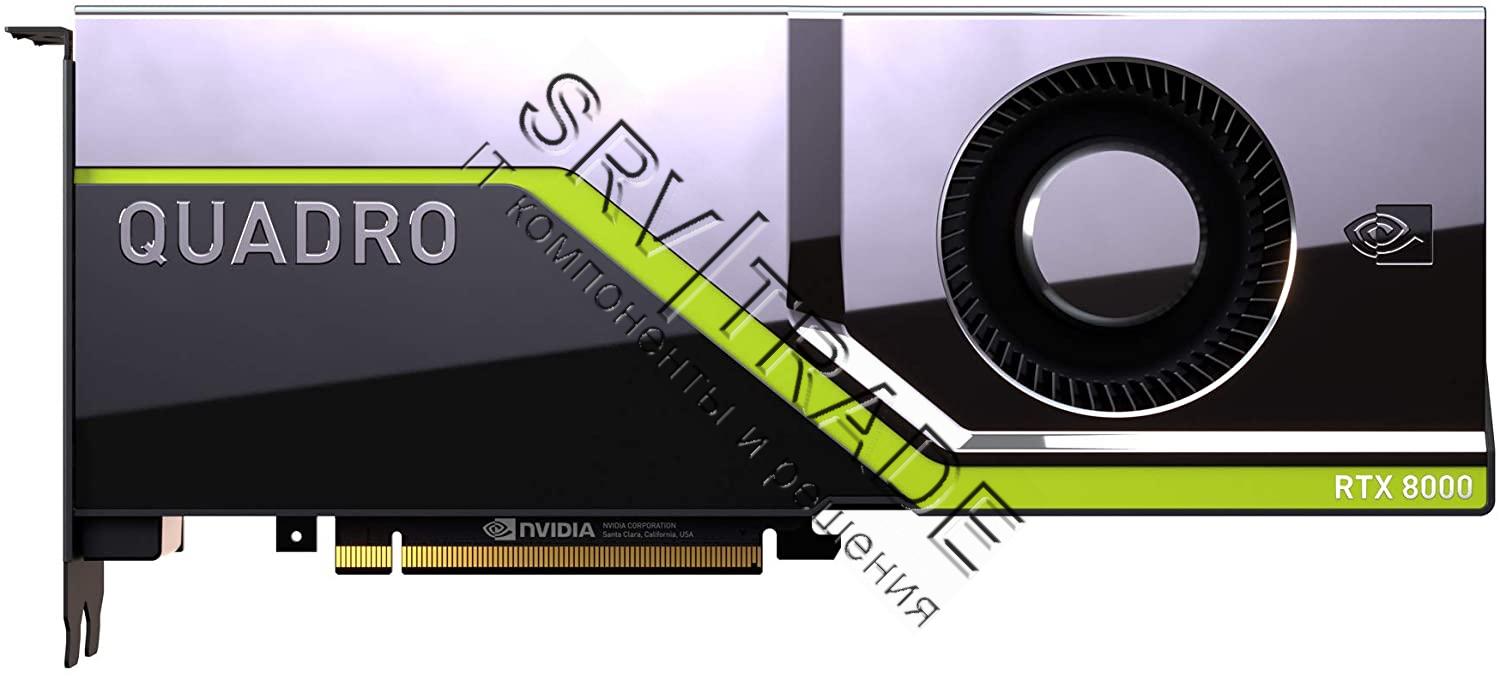 Видеокарта NVIDIA Quadro RTX8000 VCQRTX8000STU-BSP PCI-Express x16 Gen 3.0 48 GB GDDR6X 384-bit, SLI