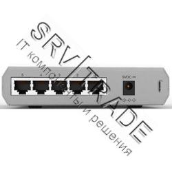 Адаптер Allied Telesis AT-FS710/5-50 5-port 10/100TX unmanaged switch with internal PSU, EU Power Co