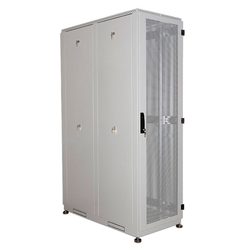 Шкаф серверный напольный 45U (800 × 1000) дверь перфорированная 2 шт. ЦМО
