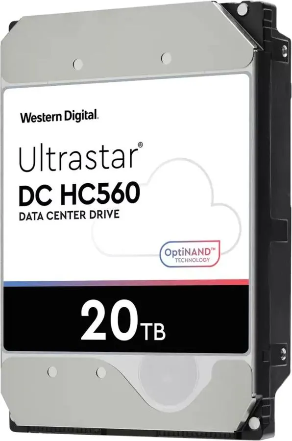 Жесткий диск WD Ultrastar HC560 SATA3 0F38755 Hard Drive Helium 20TB