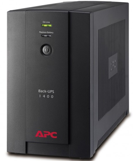 Источник бесперебойного питания APC Back-UPS 1400VA/700W, 230V, AVR, Interface Port USB, (6) IEC Soc