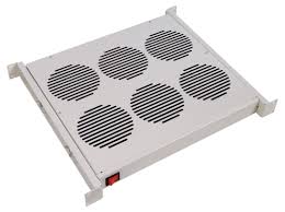 Вентиляторный модуль с 6 вентиляторами и выключателем для шкафов ServerMax, серый, Estap, M55HV6FSG