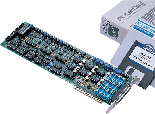 ISA адаптер дискретного ввода-вывода 32 канала TTL, 12 каналов аналогового вывода, ADVANTECH PCL-72