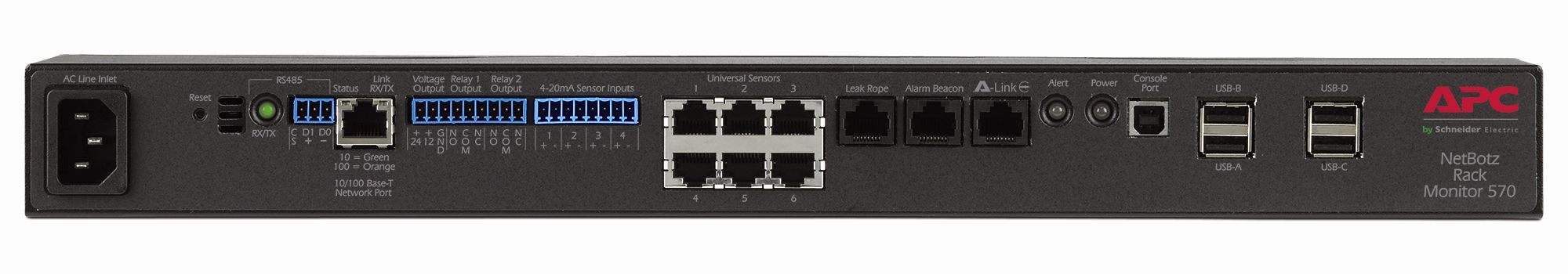 Модуль стоечного исполнения NetBotz Rack Monitor 570, NBRK0570