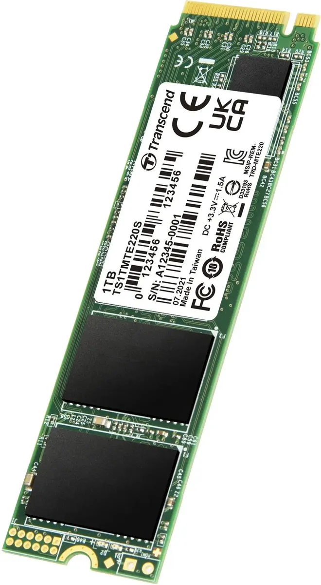 Накопитель SSD NVMe M.2 Transcend MTE220S 512GB