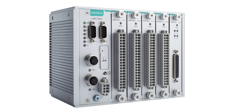Модульный контроллер RTU, разъемы  RJ45, 9 слотов ввода/вывода, соответствует IEC 61131-3,программи