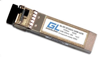 Модуль GIGALINK SFP+, WDM, 10Гбит/с, одно волокно, SM, LC, Tx:1270/Rx:1330 нм, 12 дБ (до 20 км) (GL-