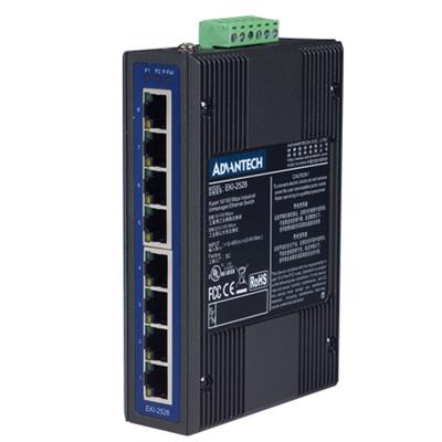 8-портовый неуправляемый коммутатор 10/100Mbps Ethernet, ADVANTECH EKI-2528-AE