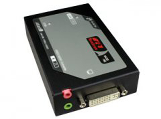Удлинитель видео-/аудиосигнала Rextron (до 1900x1080), ретрасляторный блок: 1 вход (1x RJ45 LAN-порт