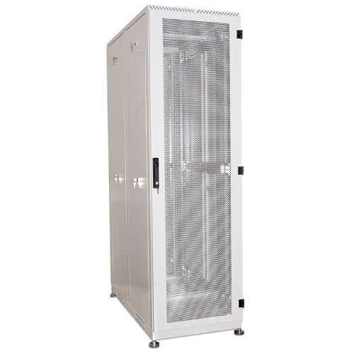 Шкаф серверный напольный 42U (800 × 1000) дверь перфорированная 2 шт. ЦМО
