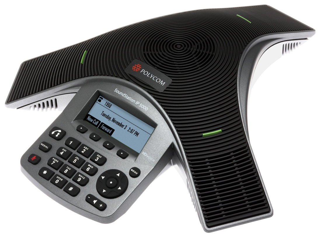 Телефон Polycom 2200-30900-114 Конференц-телефон  IP 5000 conference phone with factory