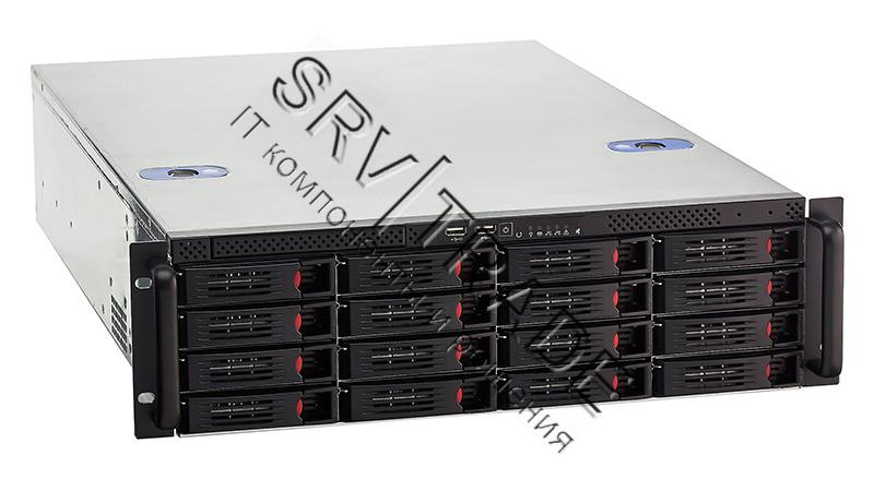 Серверный корпус ExeGate Pro 3U660-HS16 <RM 19", высота 3U, глубина 660, БП 2U-600ADS,16xHotSwap, US