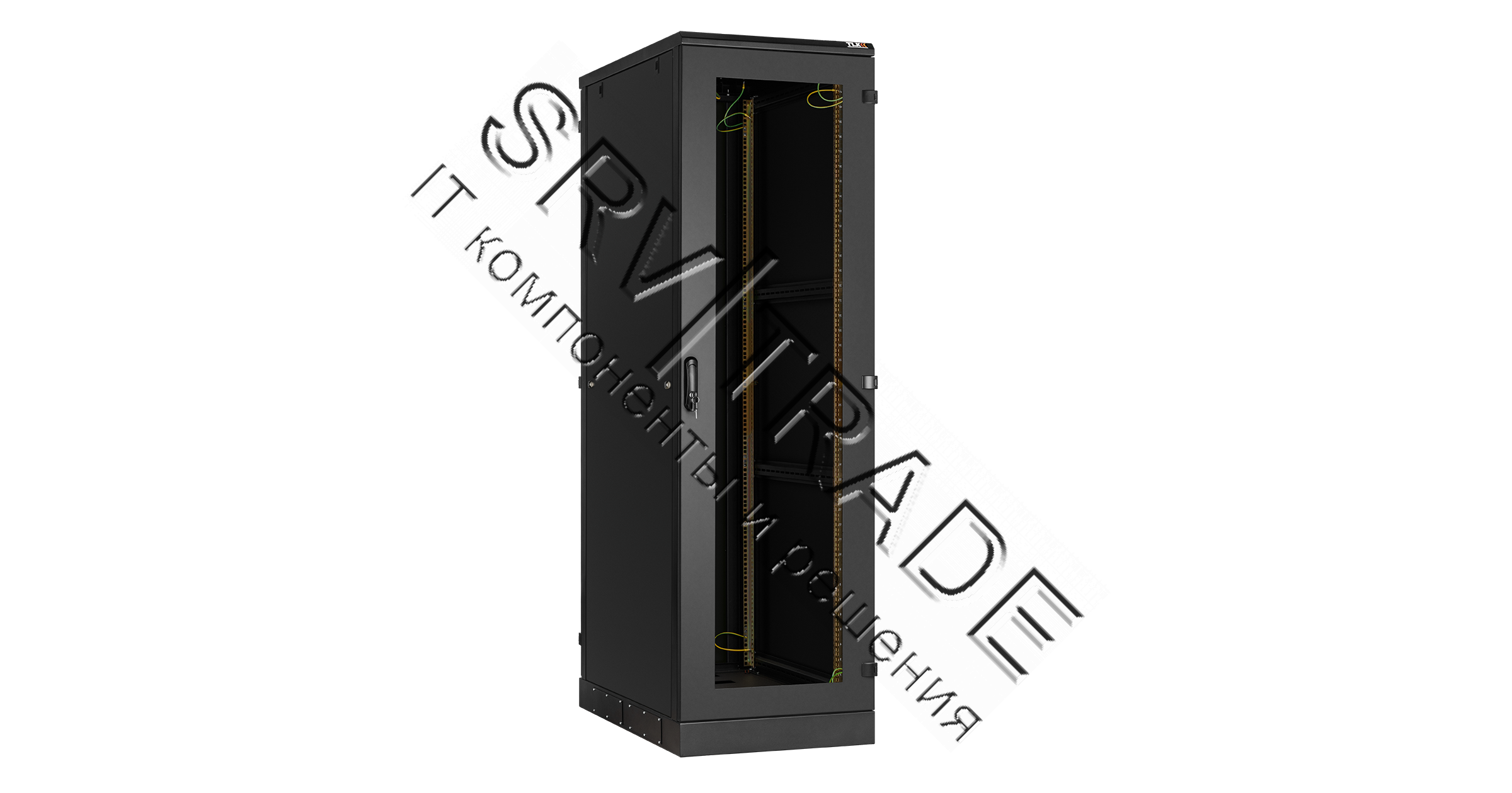 TLK TFA33U Дверь одностворчатая перфорированная на раме с замком и петлями для шкафа ширна 600мм