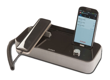 Комплект E169 для телефонов и планшетов Apple или Samsung. Включает медиа базу, блок питания, трубку