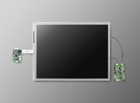 7" LCD 800 x 480 Open Frame дисплей LED, 400нит, резистивный сенсорный экран (USB), LVDS, ADVANTECH