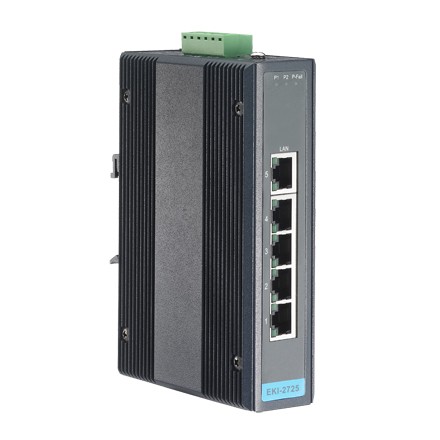 Неуправляемый коммутатор Ethernet, 5 портов Gigabit Ethernet, ADVANTECH EKI-2725-BE