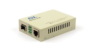 Конвертер GIGALINK, UTP-SFP, PoE-PD 802.3af, 100 Мбит/c