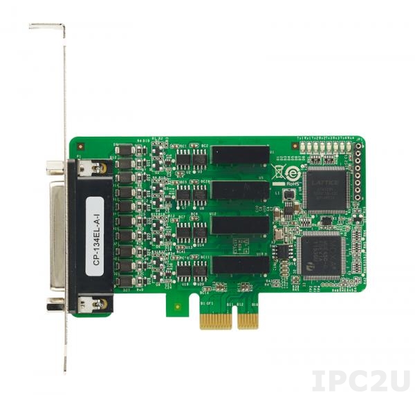 4-портовая плата RS-422/485 для шины PCI Express, защита от перенапряжения 4 кВ и гальваническая из