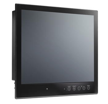 19'' Морской LCD Монитор, 1280x1024, 1 DVI-D/VGA, RS-232 & RS-422/485, LED подсветка, два источника