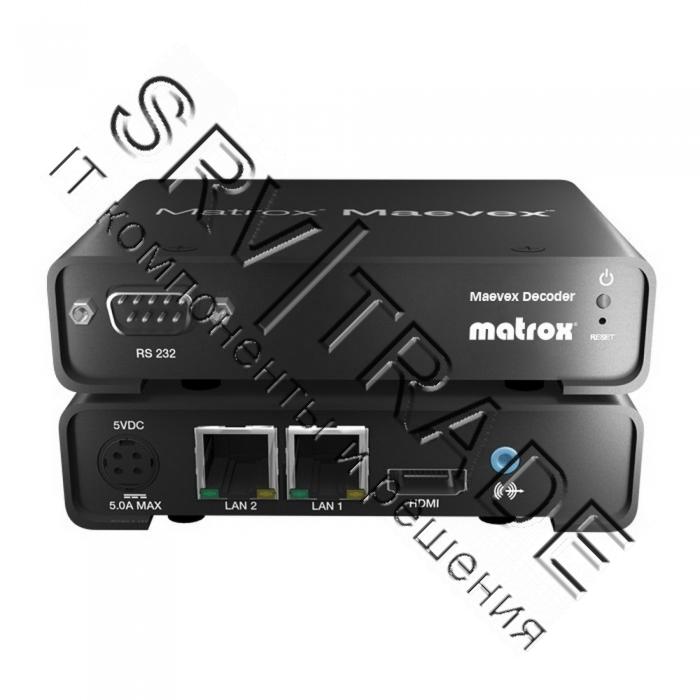 Maevex 5150 Decoder Декодер видео/аудио сигнала Matrox, используюшийся в паре кодер/декодер или как 