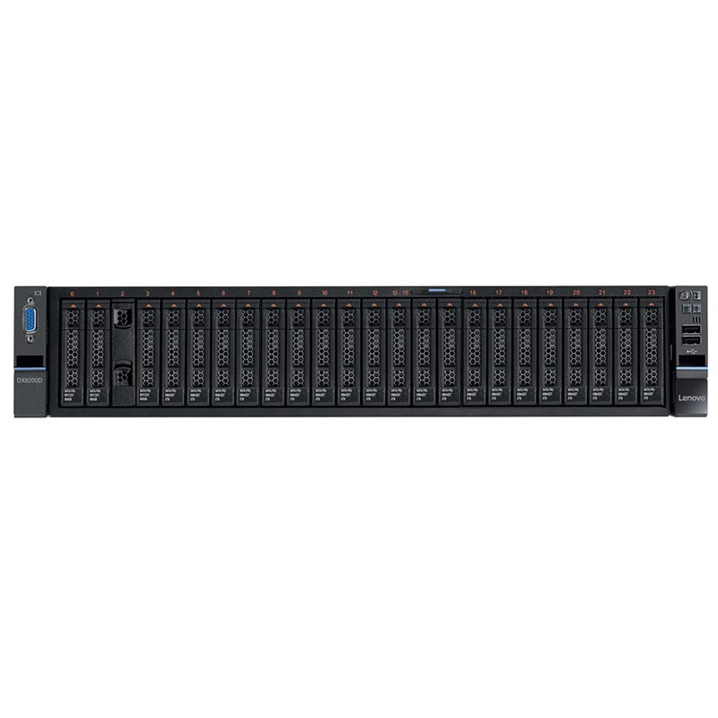 Система хранения данных Lenovo DX8200N Rack 2U,2xXeon E5-2643 v4 6C(3.4GHz/20MB/135W)(upto2)