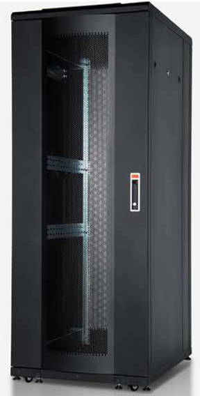 Шкаф напольный Estap SRV47U8BF2R1 ServerMax 19"47U800x1000 передняя дверь одностворчатая плексиглас,