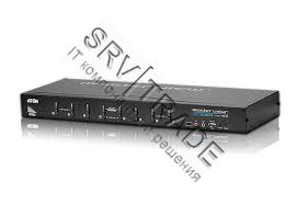 KVM-коммутатор для установки в стойку 8-Port USB DVI/Audio KVM Switch ATEN CS1768-AT-G