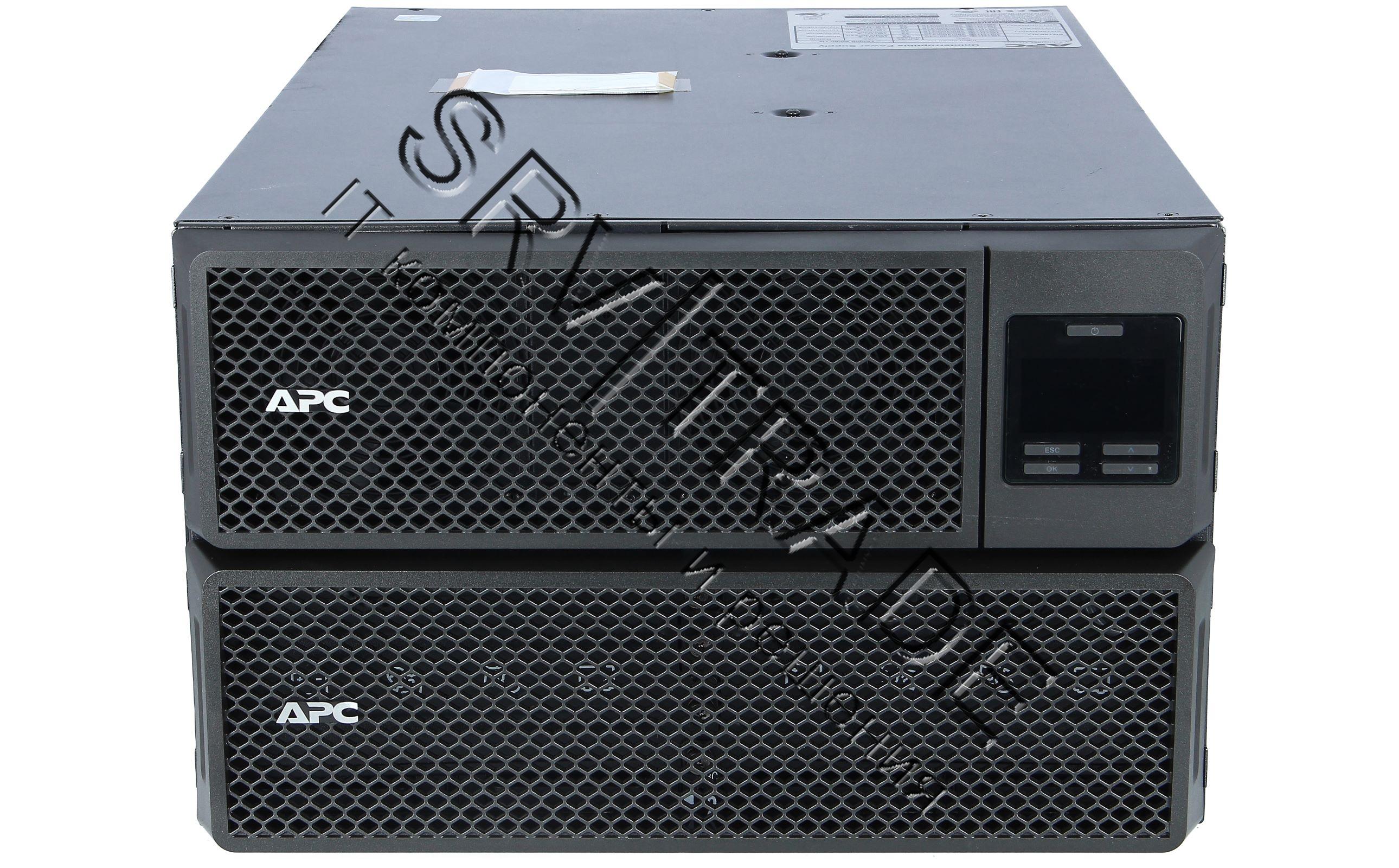 ИБП APC Smart-UPS SRT, 8000VA/8000W, On-Line, Extended-run, Black, Tower (Rack 6U convertible),