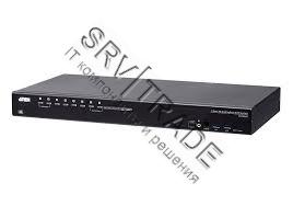 KVM-коммутатор для установки в стойку 8-Port USB 3.0 4K DisplayPort KVM Switch ATEN CS19208-AT-G