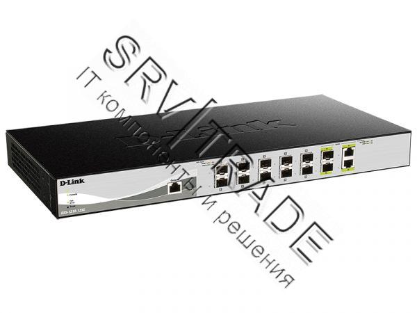 Коммутатор D-Link DXS-1210-12SC/A2A, 10 Gigabit Ethernet Smart Switch with 10-port 10G SFP+ and 2-po